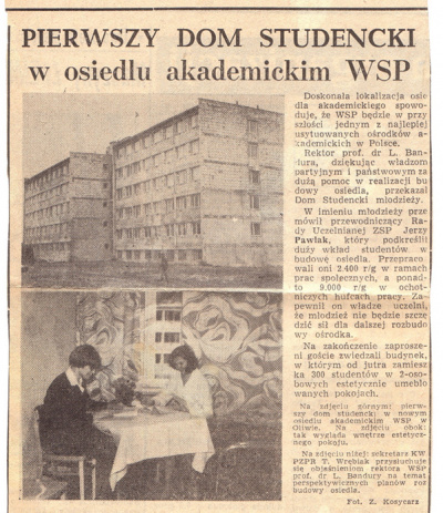 WSP pierwszy dom studencki