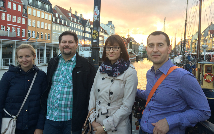 mgr Anna Felberg-Miętka, dr Grzegorz Stasiłojć, mgr Aleksandra Urban, dr hab. Marcin Sebastian Okrój, prof. uczelni