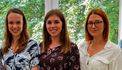 Od lewej: mgr Alicja Kuźniewska, mgr Daria Kowalska, Dr Aleksandra Urban