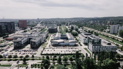 kampus UG z góry