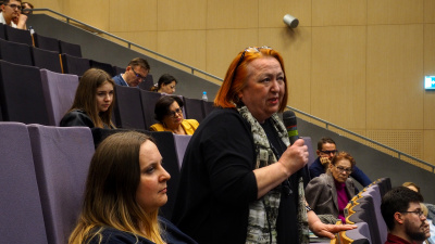 A question was also asked by prof. dr hab. Lidia Wolska, who will conduct the next lecture in the series