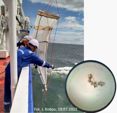 Fragment badań w ramach rejsu R/V Oceanografem
