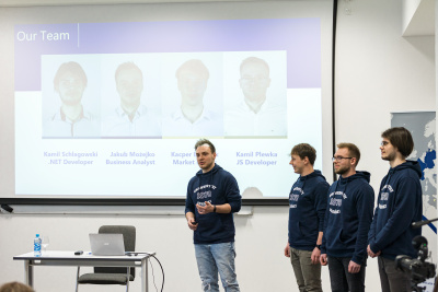 UG students during a competition in Split, Croatia.