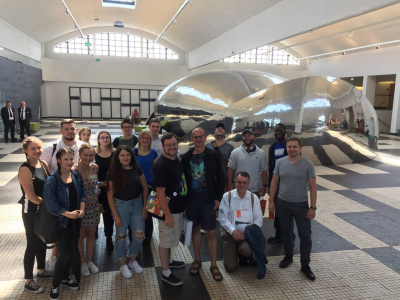 Naukowcy i studenci z Valdosta State University podczas wizyty w Gdańsku 