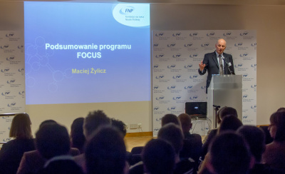 Prof. Maciej Żylicz na konferencji laureatów i stypendystów programu FOCUS, źr. FNP