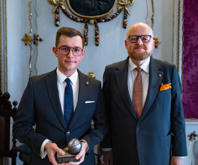 Od lewej: dr Karol Steckiewicz i prof. Radosław Owczuk