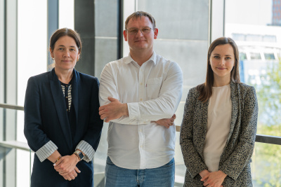 Dr Anna Gołąbiewska, dr Paweł Mazierski i dr Beata Bajorowicz; fot. M. Byczkowski