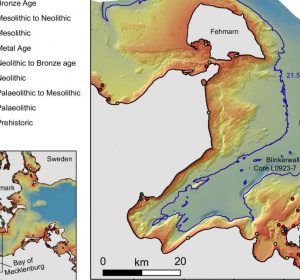 kamienny mur w Bałtyku