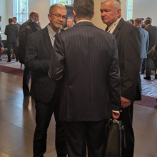 Jerzy Kwieciński, wiceprezes Zarządu Banku Pekao i dr hab. Leszek Pawłowicz, prof. UG 