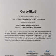 Naukowiec Przyszłości 2023