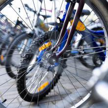 Collection of bicycles
