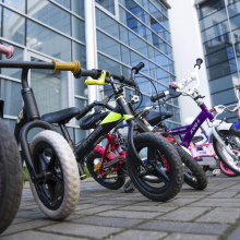 Collection of bicycles