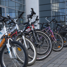 Collection of bicycles