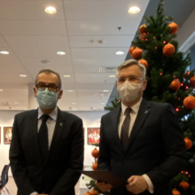 Zdjęcia z ostatniego posiedzenia Rady UG kadencji 2018-2020