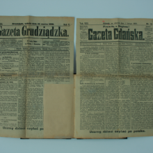 Gazeta Grudziądzka po konserwacji