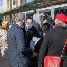 Uroczystość nadania tramwajowi imienia prof. Janusza Sokołowskiego