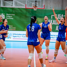Siatkarki podczas meczu