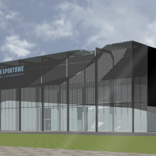 Wizualizacje Centrum Sportowego UG.