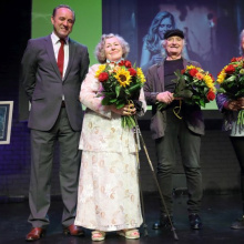 prof. Ewa Nawrocka i red. Alina Kietrys na Gali Nagród Teatralnych Marszałka Województwa Pomorskiego