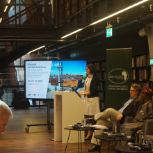 Otwarcie konferencji Magdalena, b. prezydent Nigerii i Greg Mills
