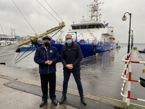 Rektor UG z wizytą na Oceanografie
