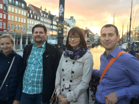 mgr Anna Felberg-Miętka, dr Grzegorz Stasiłojć, mgr Aleksandra Urban, dr hab. Marcin Sebastian Okrój, prof. UG