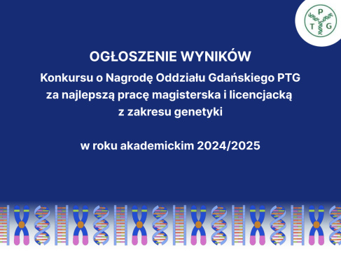 Kafel ogłoszenie wyników konkursu o Nagrodę Oddziału Gdańskiego PTG