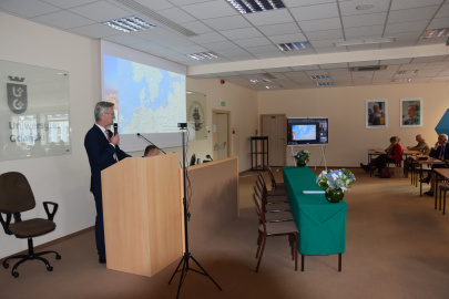 Prelekcja w trakcie konferencji