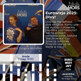 Grafika zapowiadająca audycję