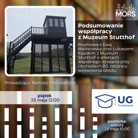 Grafika zapowiadająca audycję