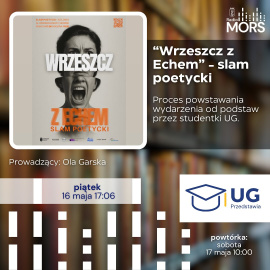Grafika zapowiadająca audycję