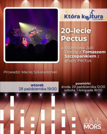 Grafika zapowiadająca audycję