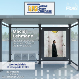 Grafika zapowiadająca audycję