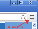 Menu w Chrome