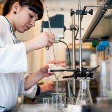 Laboratorium Wydziału Chemii Uniwersytetu Gdańskiego. Na zdjęciu jedno z laboratoriów Wydziału Chemii Uniwersytetu Gdańskiego